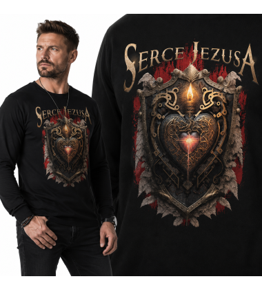 LONGSLEEVE Chrześcijański   Serce Jezusa